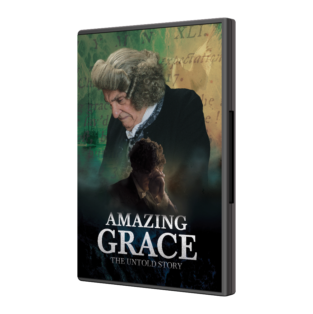 Amazing Grace Documentary DVD Cover with John Rhys-Davies as John Newton